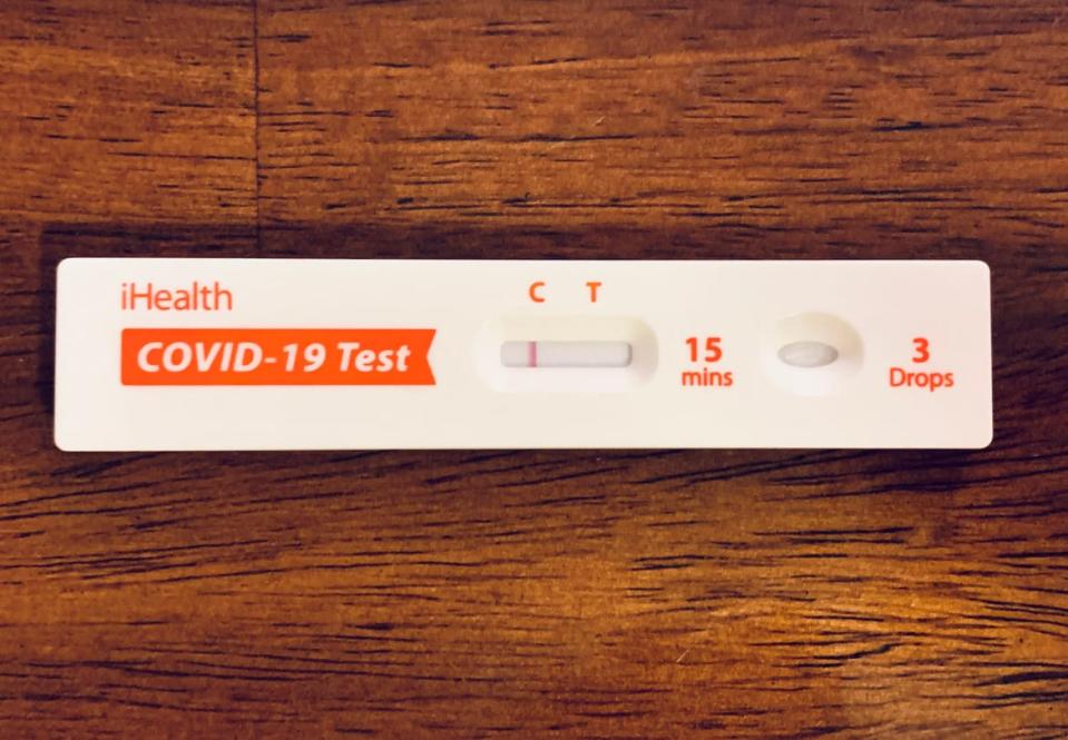 <div class="inline-image__caption"><p>The insurance reimbursement is set at $12 per test, no matter how much you paid for yours.</p></div> <div class="inline-image__credit">Frederic J. Brown/Getty</div>