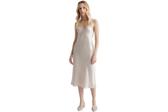 Creamy White Mini Slip Dress Short Silk Dress 100% Silk Satin Dress With  Cowl Neck Silk Bias Cut Open Back Date Dress Cream Slip Dress 