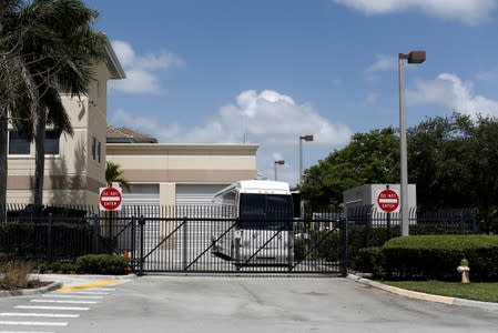 A general view of ICE facilities as communities brace for a reported wave of ICE deportation raids in Miami