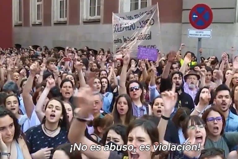 El caso de La Manada marcó el inicio del #MeToo español