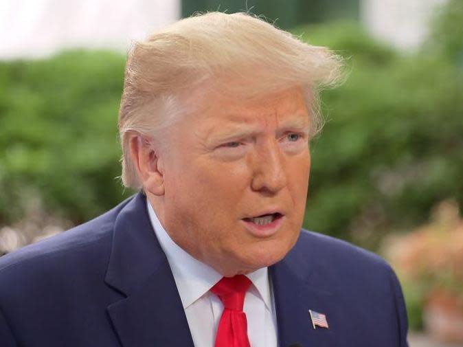 Donald Trump has said he wants to “make Iran great again” as he announced additional sanctions on Tehran.The US president made the announcement on Sunday, as he left for his retreat at Camp David to discuss options concerning the Middle Eastern country.Tensions in the region are high after the US accused Tehran of attacking oil tankers in the Gulf of Oman and shooting down an unmanned drone.“We are moving forward with additional sanctions on Iran,” Mr Trump told reporters. “They’re going on slowly and in some cases pretty rapidly.”The president stressed military action was still a possibility, after he called off a planned strike, but said he wanted the response to be “proportionate”.Mr Trump said it was important to “start over on Iran” and added a riff on his regularly-repeated slogan: “Let’s make Iran great again.”He went on to say that hopefully Tehran would be “smart” about the conflict and “cares about its people”, adding that he had a number of Iranian friends who were “high quality people”.Mr Trump also noted that while his security adviser, John Bolton, was “definitely a hawk”, he intended to listen to every perspective on dealing with the problem.In an interview with NBC’s Meet the Press, the president said a war with Iran would cause “obliteration like you’ve never seen before”, but said he had no desire for armed conflict.“I’m not looking for war, and if there is, it’ll be obliteration like you’ve never seen before. But I’m not looking to do that,” Mr Trump said.The comment was reminiscent of his "fire and fury" rhetoric directed at North Korea, which softened once he and Kim Jong-un got to the negotiating table.It came as Iran reportedly executed a former employee of its defence ministry on charges of spying for the CIA.Documents and spying equipment were found at Jalal Hajizavar’s home, IRIB News reported.Mr Hajizavar, who had left his position as an aerospace contract employee for the ministry nine years prior, was convicted by a military court and sentenced to death.Tensions between the US and Iran have escalated after Mr Trump pulled out of the Iran nuclear deal.Mr Trump claimed the US was “cocked and loaded to retaliate” after Tehran shot down a US drone but decided against a strike when he was informed as many as 150 people could be killed.