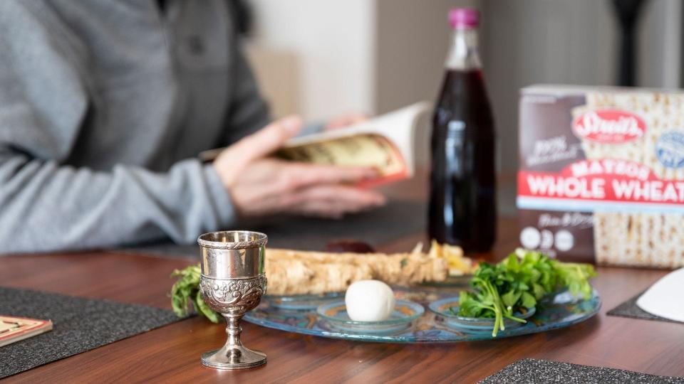 The meaning behind each of the foods on the Seder plate is explained in the reading of the Haggadah.