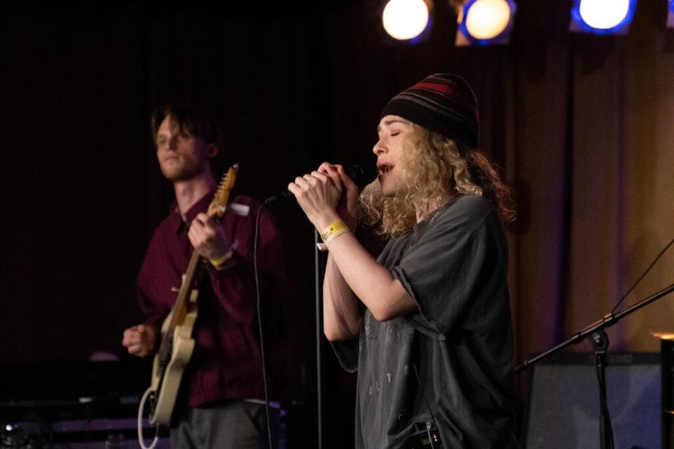 Blondshell performs at SPIN’s Five Worlds party on March 15, 2023, at the Pershing in Austin, Tx. (photo:<br>Shannon Altner).