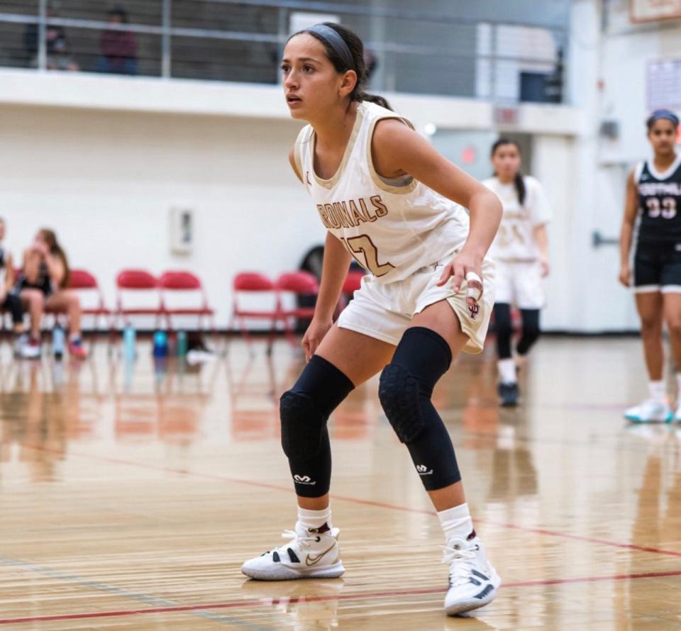 Miahnna Galvan was named the Most Valuable Player in the Citrus Coast League after leading Santa Paula to a league title.