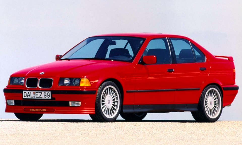 <p>Alpina never sold the E36 variant B8 sedan in the US, but starting in 2020, you'll be able to import them. It packs a 4.0-liter V-8 under the hood, so it's sort of like a later E90 M3, just a lot lighter (and presumably, more fun to drive). </p>