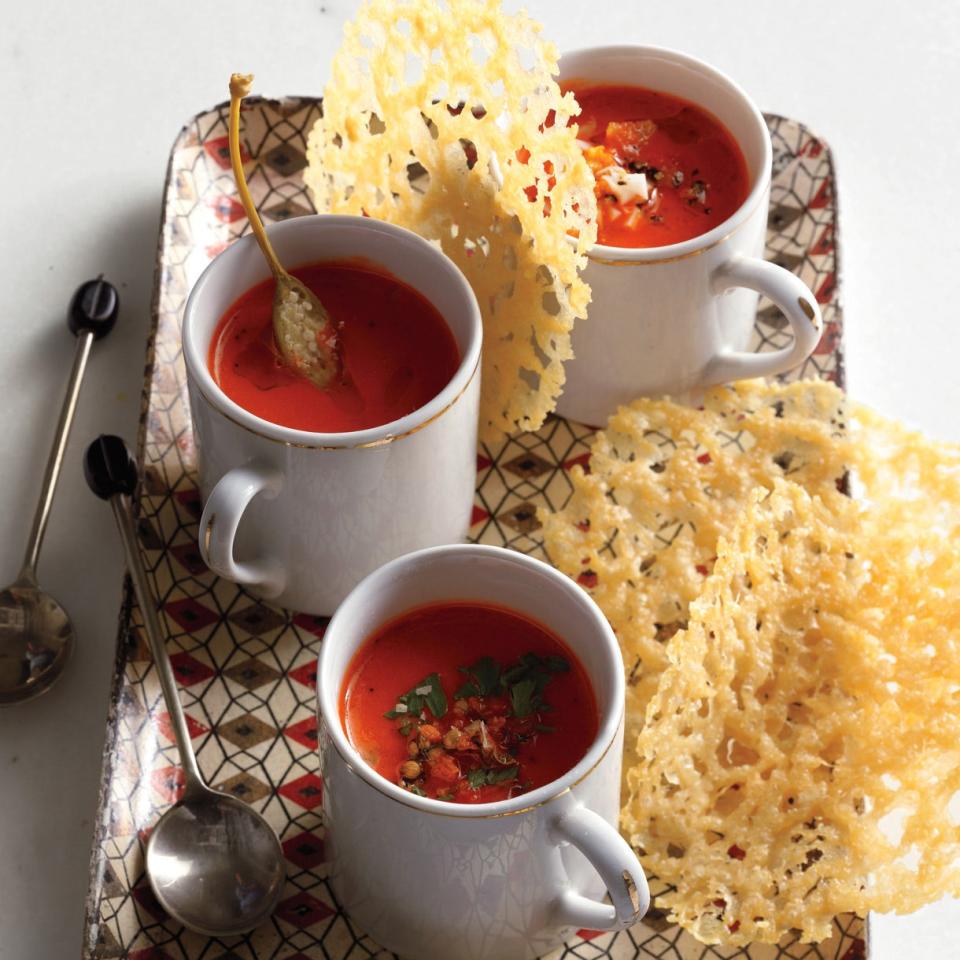 Roasted Red Pepper Soup Shots