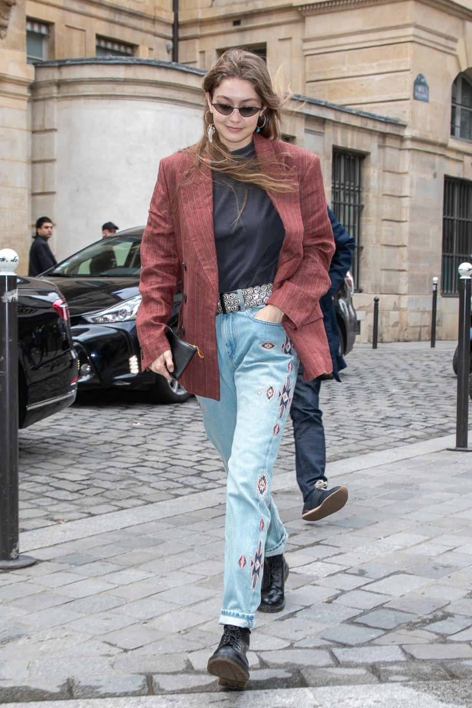 Gigi Hadid may have good genes—but her jeans are even better.