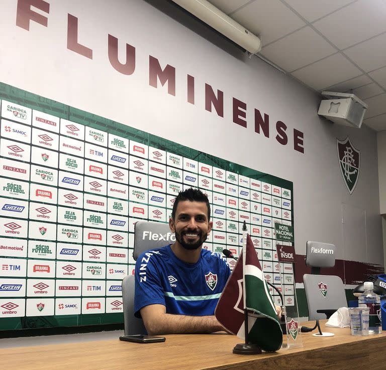 Marcos Felipe, arquero de Fluminense, dijo este jueves en conferencia de prensa sobre Enzo Pérez: "No hizo nada extraordinario"