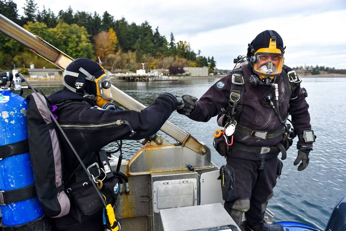 Researchers at PNNL, including scientific divers at the PNNL-Sequim campus, support efforts to develop advanced and cost-effective environmental monitoring technologies for marine renewable energy applications.