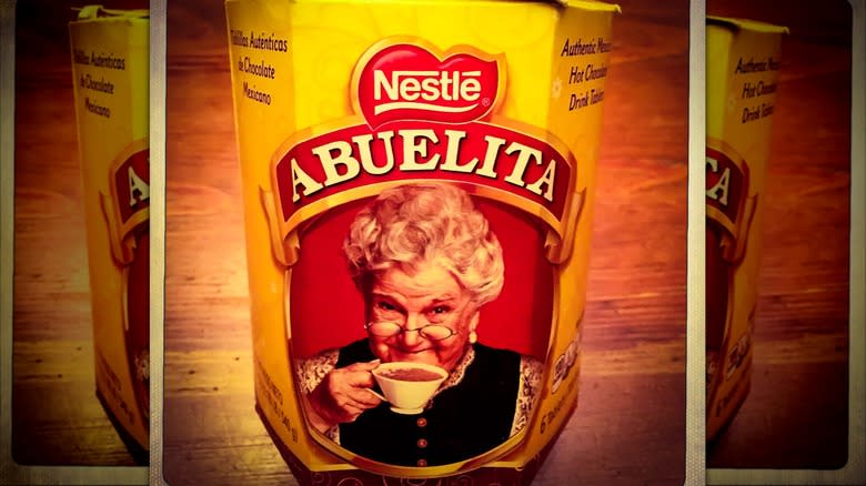 Abuelita hot chocolate container