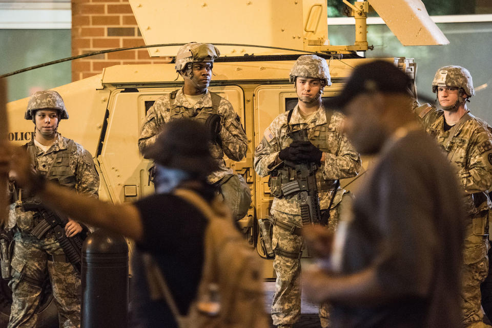 Charlotte protests mostly peaceful on third night