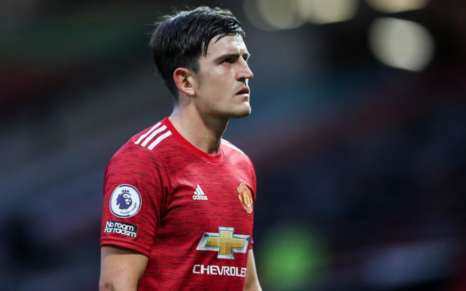 Harry Maguire walks off the pitch against Tottenham  -  Bradley Ormesher