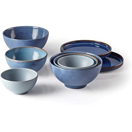 6) Luna Nesting Dinnerware Set, Service for 2