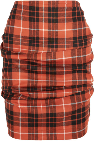 <p><a rel="nofollow noopener" href="https://www.net-a-porter.com/gb/en/product/736770/Vivienne_Westwood_Anglomania/tartan-wool-mini-skirt" target="_blank" data-ylk="slk:Net-a-Porter, £250;elm:context_link;itc:0;sec:content-canvas" class="link "><i>Net-a-Porter, £250</i></a> </p>