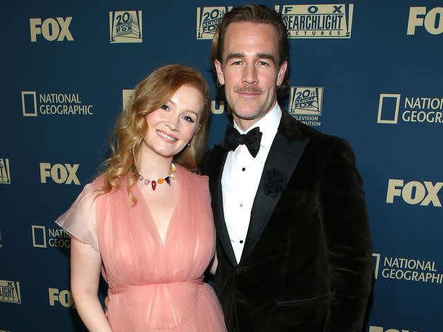 <p>Phillip Faraone/Getty</p> Kimberly Van Der Beek and James Van Der Beek attend the Fox, FX And Hulu 2019 Golden Globe Awards after party on January 6, 2019 in Beverly Hills, California.