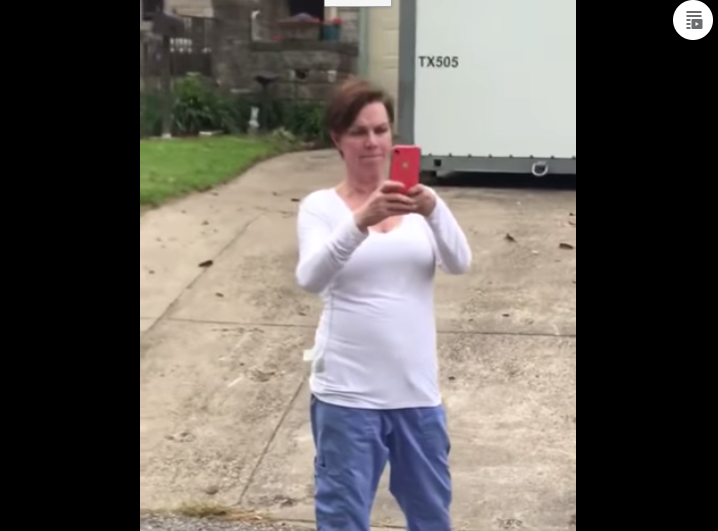 “Taco Truck Tammy” threatened to call ICE on a taco truck parked near her home. (Photo: YouTube)