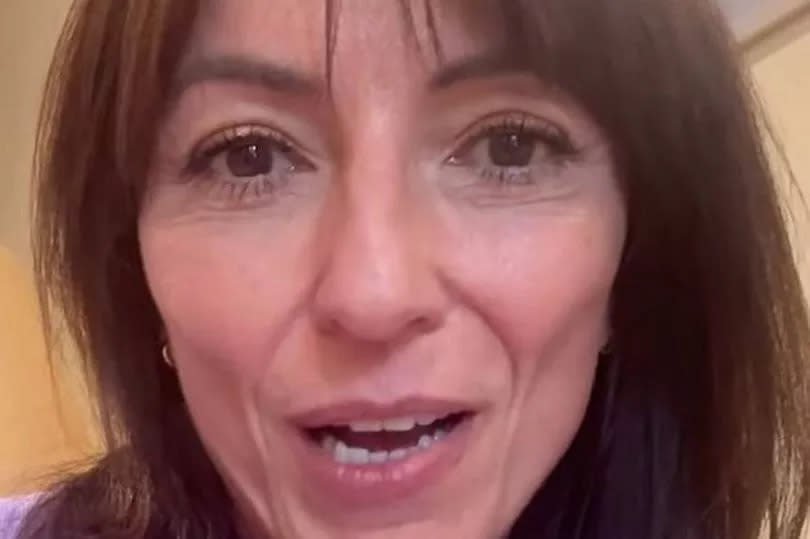 Davina McCall speaking out on Instagram