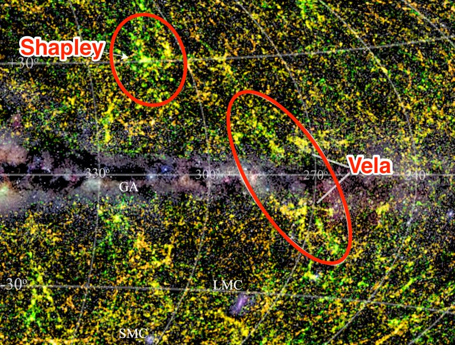 vela supercluster galaxies university cape town jarrett labeled