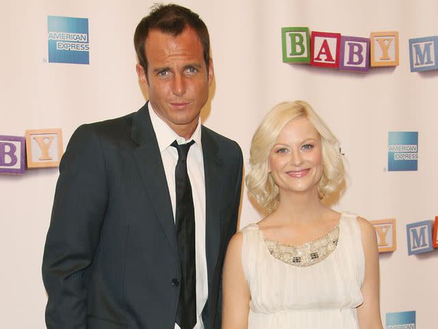 <p>Bryan Bedder/Getty </p> From Left: Will Arnett and Amy Poehler in 2008