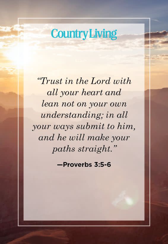 11) Proverbs 3:5-6