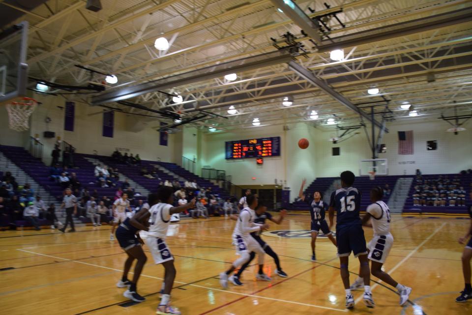 Pocono Mountain West dominated over East Stroudsburg South on Dec. 9. 2022. The Panthers won 68-43 in the blowout game with Julian "Juju" Pagan scoring 30 points.