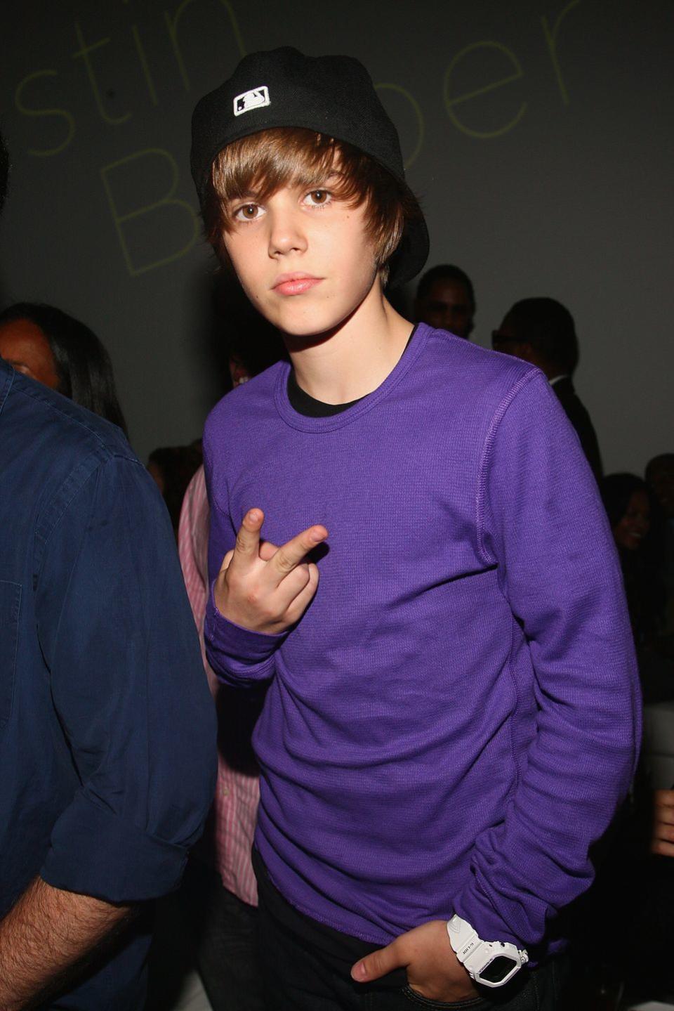 THEN: Justin Bieber