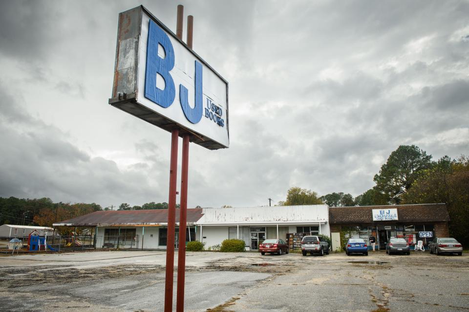 The city may demolish the building that houses BJ's Used Book Exchange at 4905 Murchison Road.