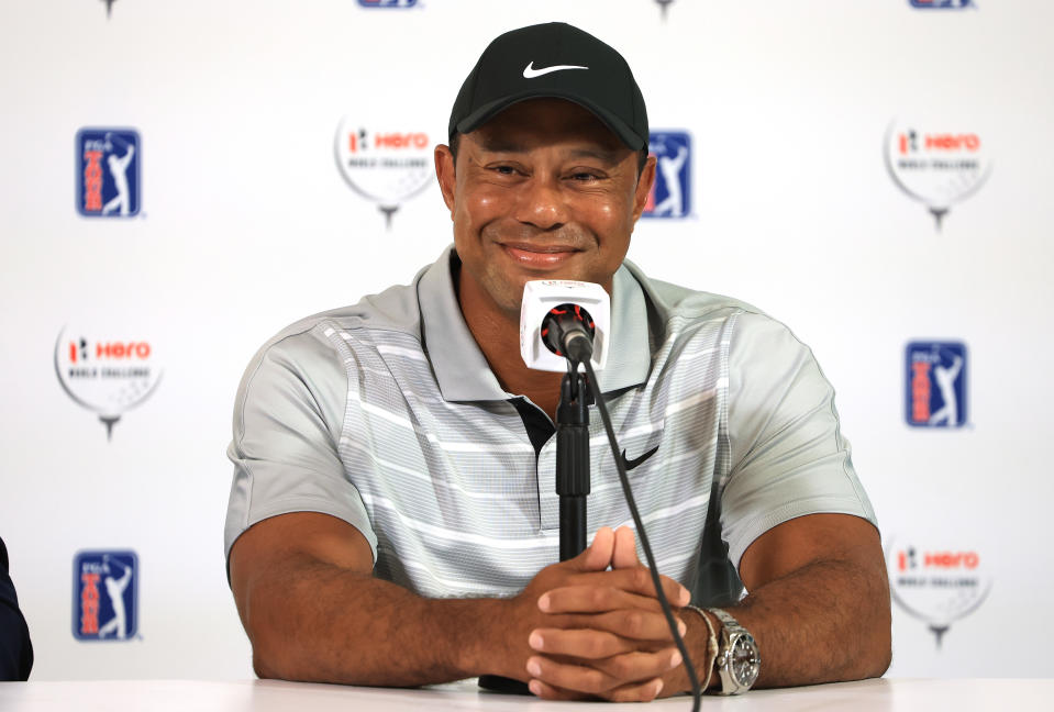 Tiger Woods prepares for his return to professional golf. (David Cannon/Getty Images)