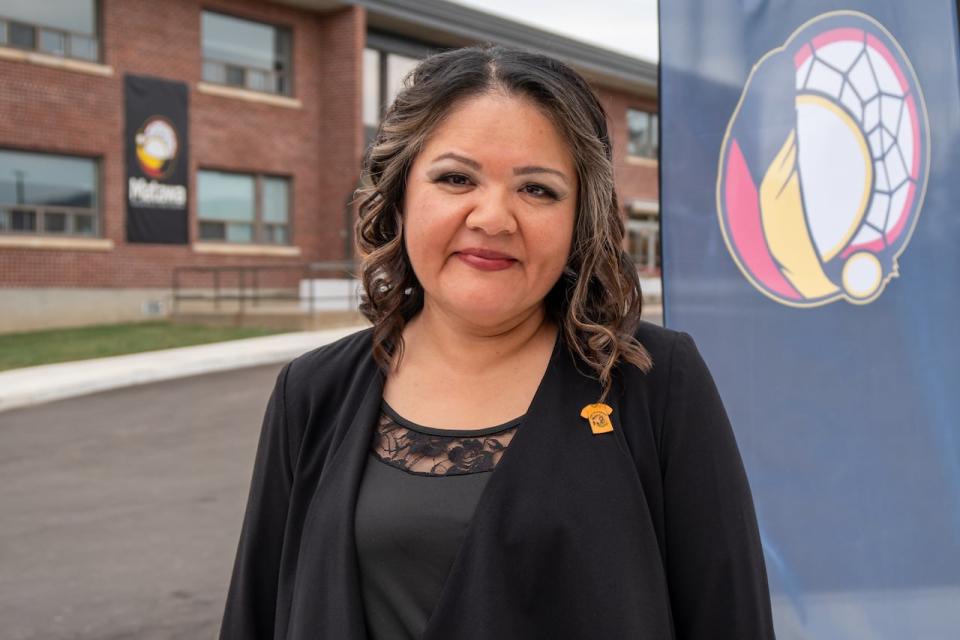 Sharon Nate is executive director of the Matawa Education Department. She says she is proud of everyone who has contributed to the success of the Matawa Education and Care Centre in Thunder Bay, Ont., and hopes it provides a safe space for students to thrive.