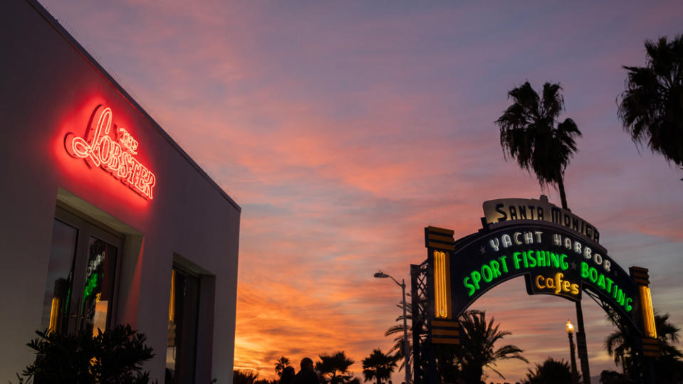 The Lobster at sunset in Santa Monica. - Credit: Photo: courtesy The Lobster