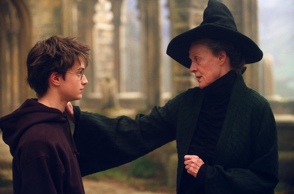 Daniel Radcliffe reprises his role as a young sorcerer with Maggie Smith returning as one of his professors at Hogwarts School in &quot;Harry Potter and the Prisoner of Azkaban,&quot; pictured in an undated publicity photo. The third in the &quot;Harry Potter&quot; series will be in theaters this summer. (AP Photo/Warner Bros.)