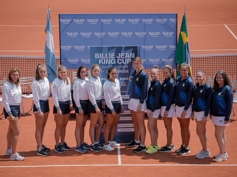 La Argentina y Brasil se enfrentan en Tucumán por la Billie Jean King Cup