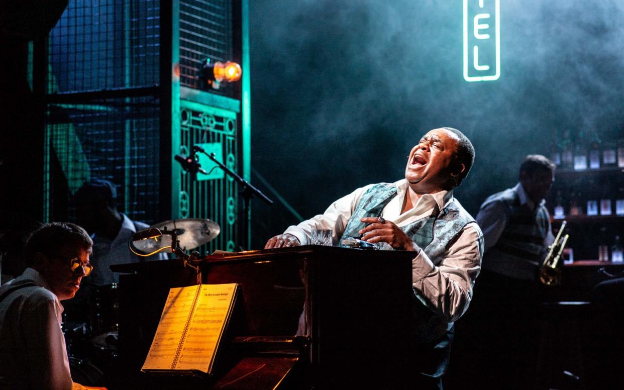 Tremendous turn: Clive Rowe as the Man in Blues in the Night - Matt Humphrey