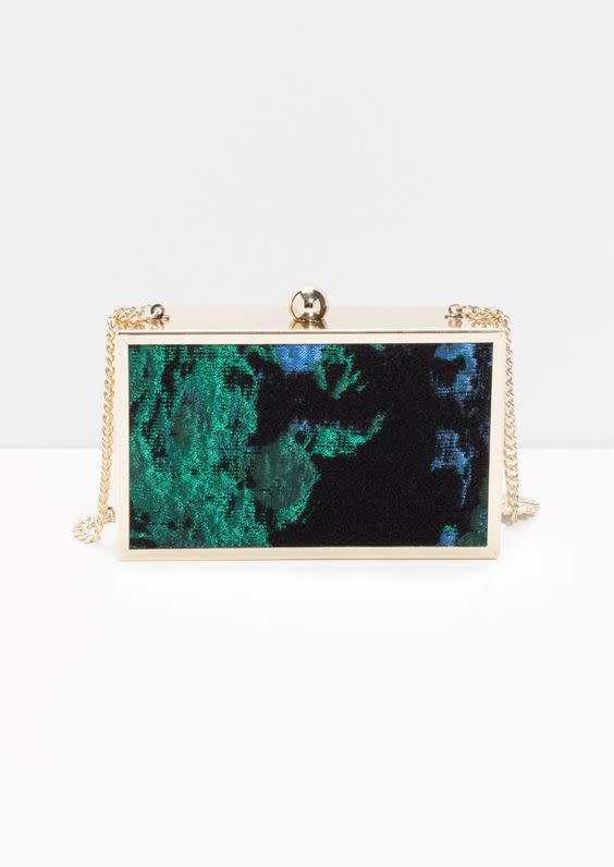 Flower Jacquard Clutch