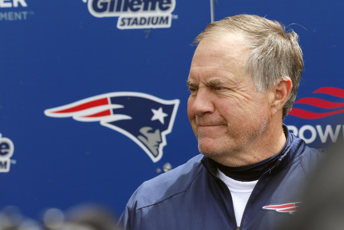 Bill Belichick's Dog Steals The Show At NFL Draft 