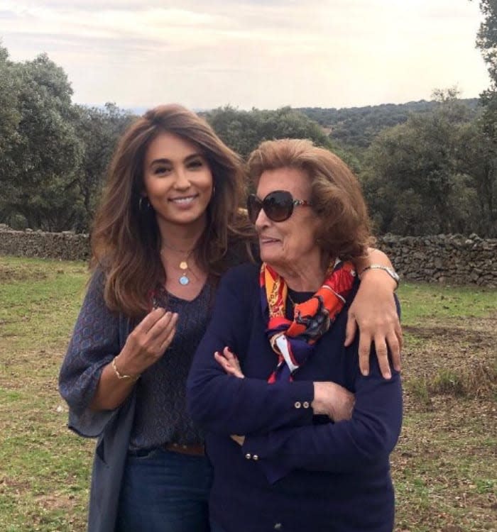 Marian con su madre Mari Ángeles 