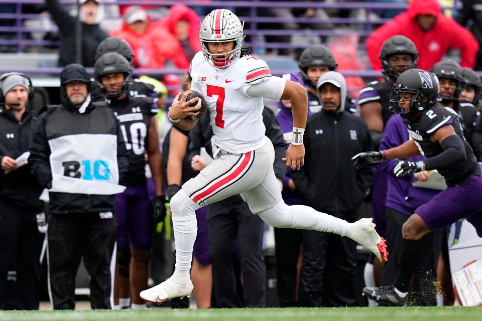 Ohio State quarterback C.J. Stroud and the Buckeyes will face a Georgia team playing only 72 miles from its campus in the Peach Bowl.