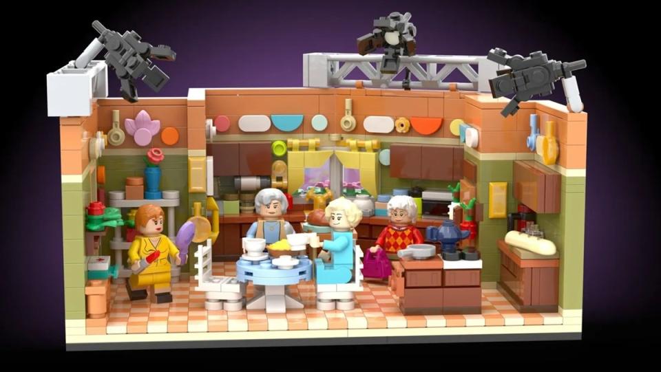 Potential Golden Girls LEGO idea for the We Can Turn Back Time contest for LEGO Ideas.