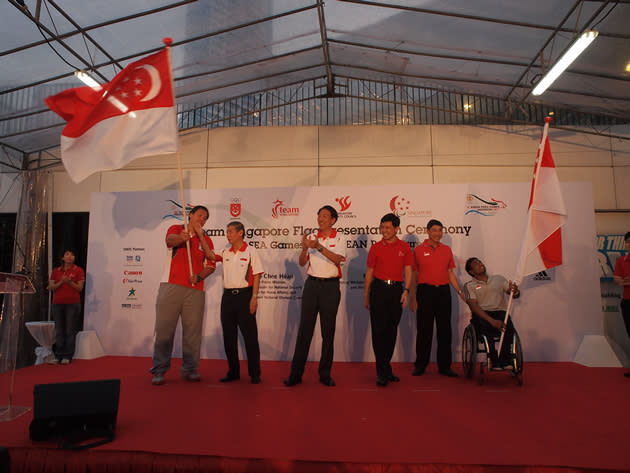 Team Singapore Flag Presentation Ceremony