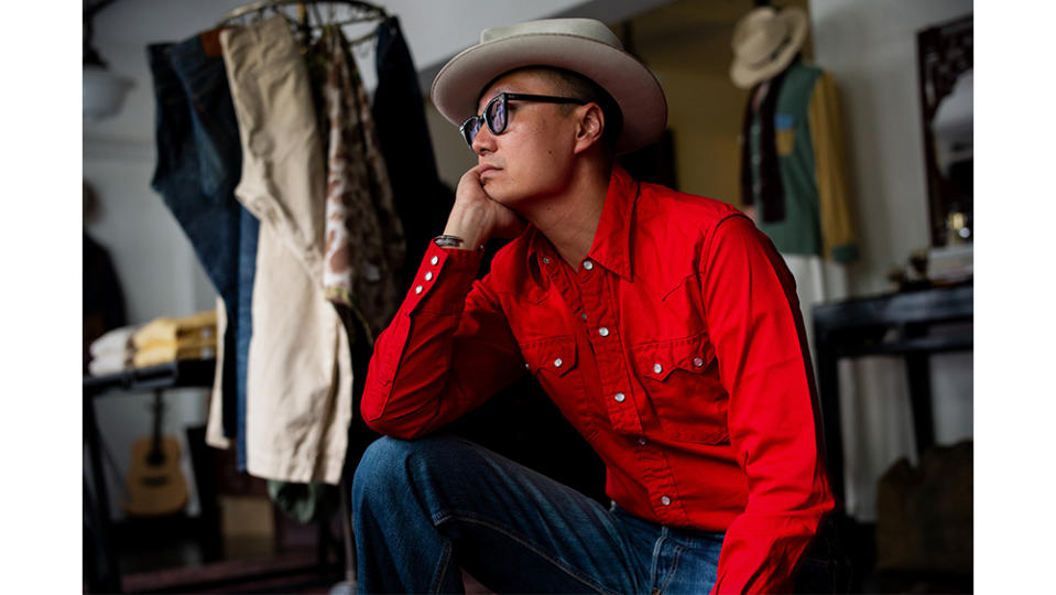 The Sawtooth Westerner in red.