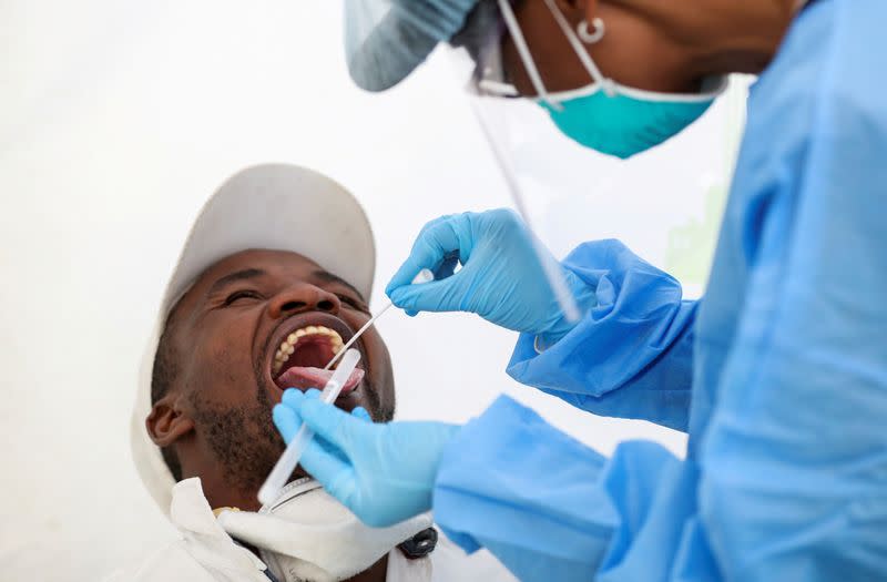 FILE PHOTO: The coronavirus disease (COVID-19) outbreak in Diepsloot