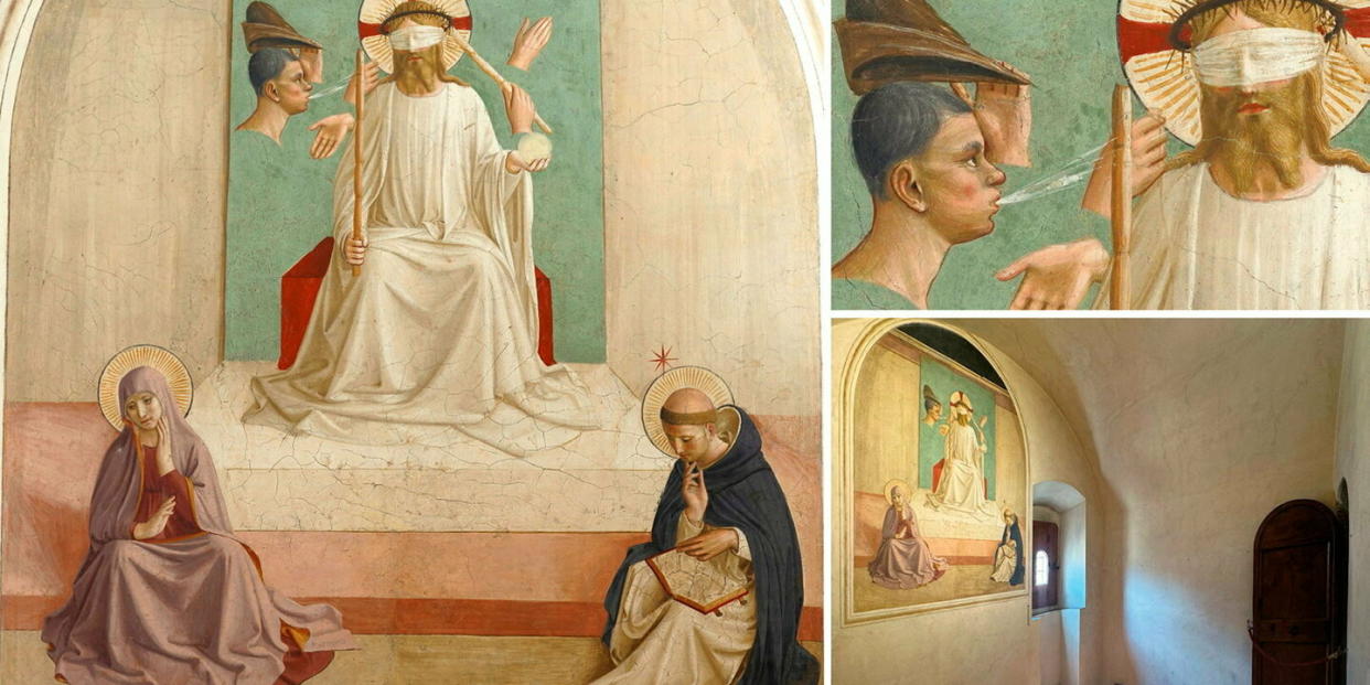                   Le Christ aux outrages, de Fra Angelico. - Credit: