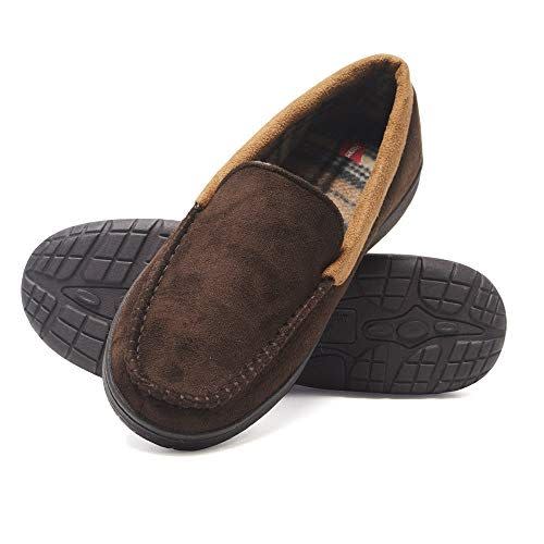 4) Hanes Men's Moccasin Slipper