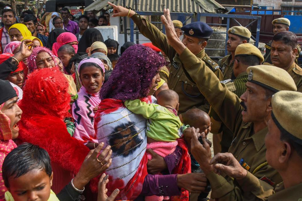 印度大規模掃蕩童婚，卻引發部分婦女反彈。圖片來源：BIJU BORO/AFP/Getty Images