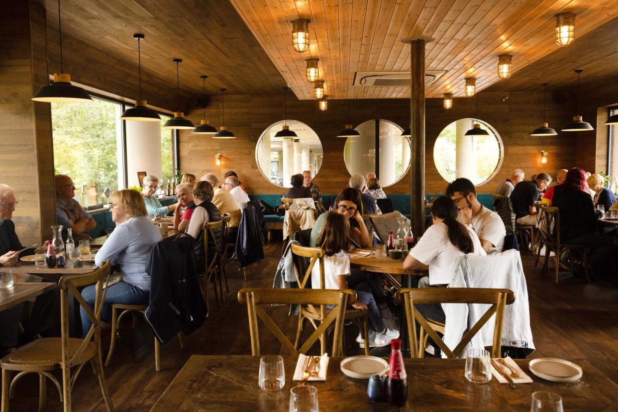 <span>Noah’s, Bristol: ‘An elegant space in which to have a proper lunch.’</span><span>Photograph: Felicity Millward/The Guardian</span>