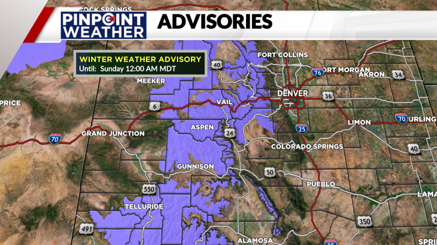 Pinpoint Weather: Winter weather advisories for April 6