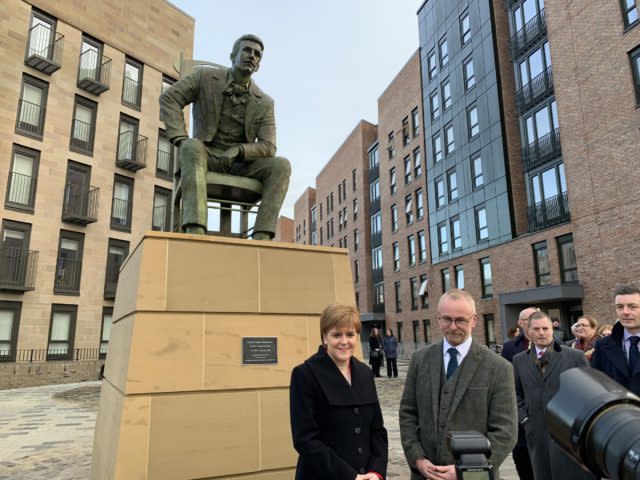 The Charles Rennie Mackintosh statue