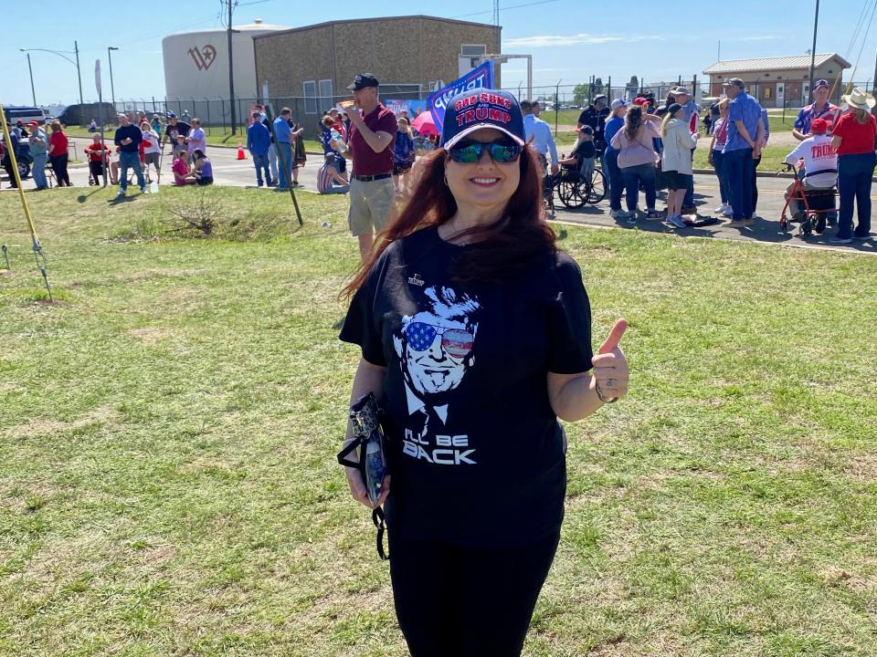 Trump supporters have started arriving at Waco Regional Airport (Josh Marcus)