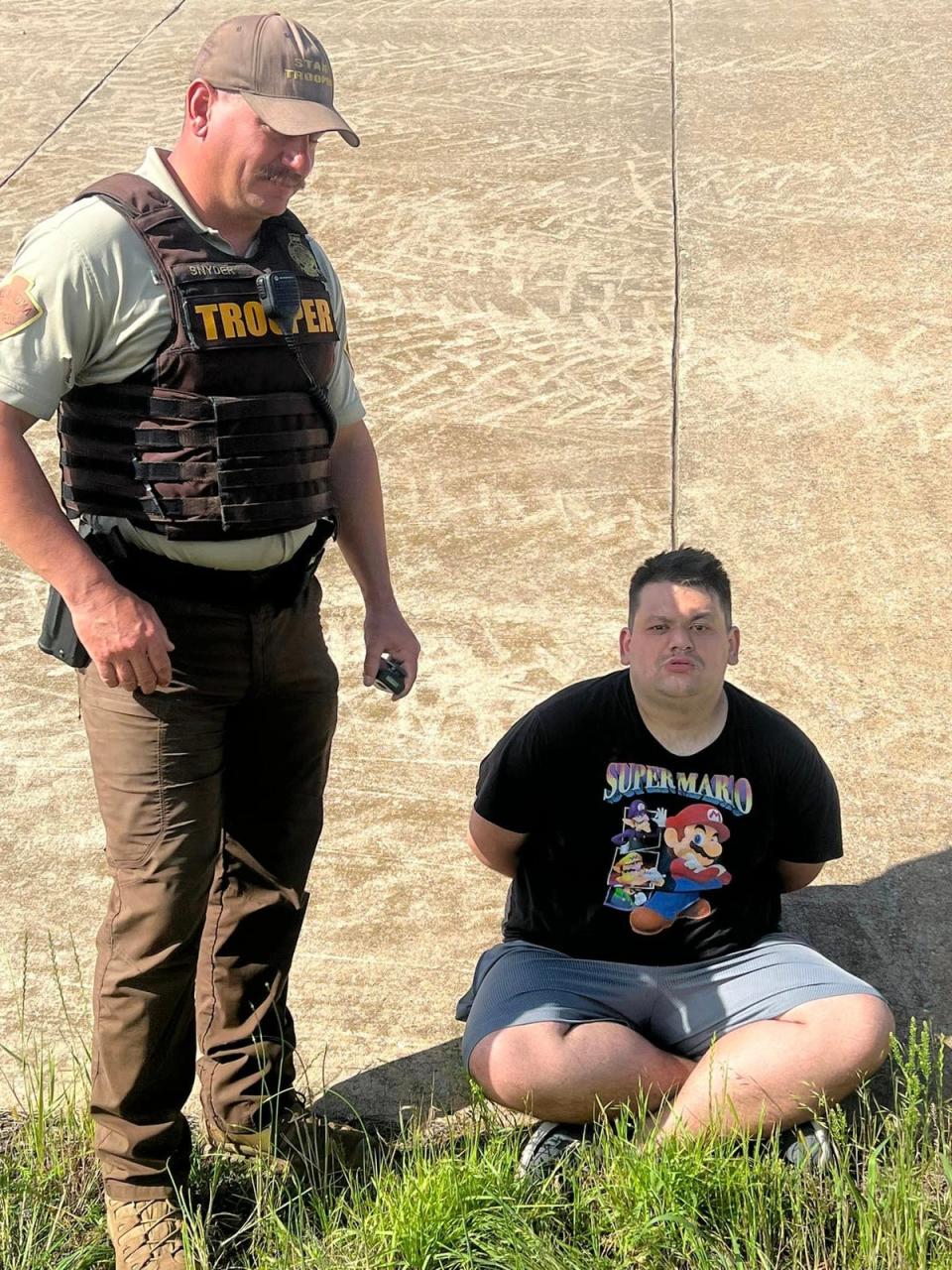 Trooper Matt Snyder from the Oklahoma Highway Patrol received Beck’s unprompted confession on the side of the highway (Oklahoma Highway Patrol)