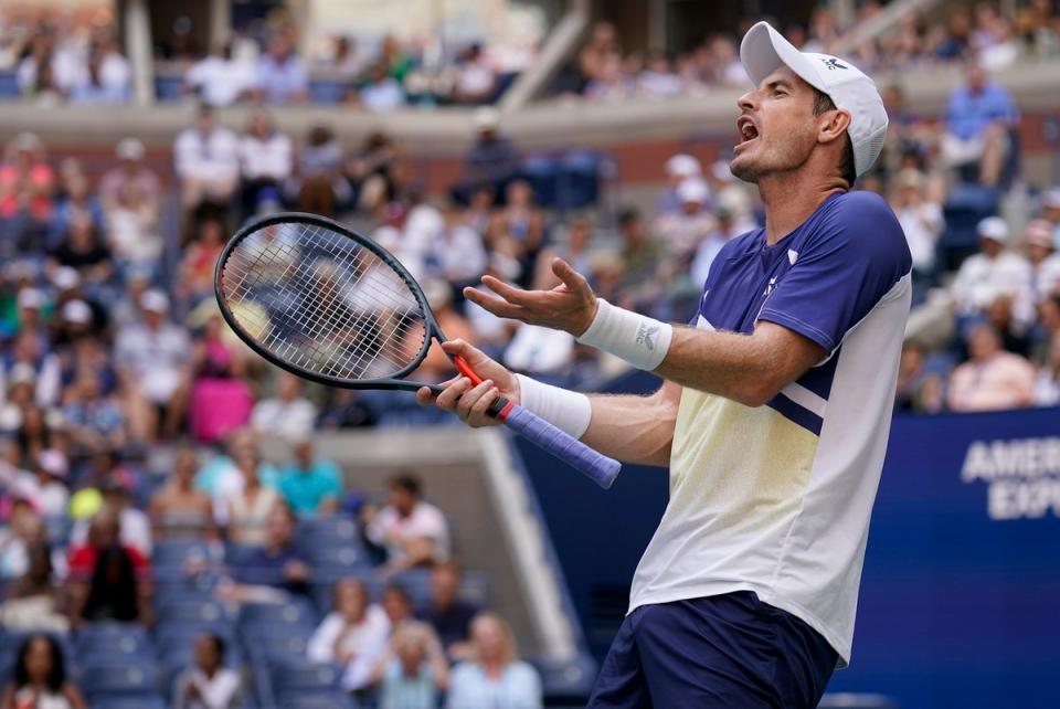 Andy Murray was unable to pull off a comeback against Matteo Berrettini (Seth Wenig/AP) (AP)